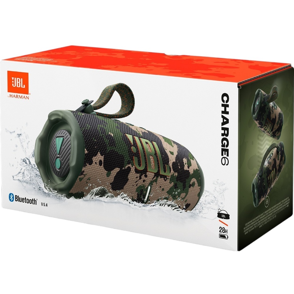 Изображение Портативная акустика JBL Charge 6 Squad (JBLCHARGE6SQUAD)