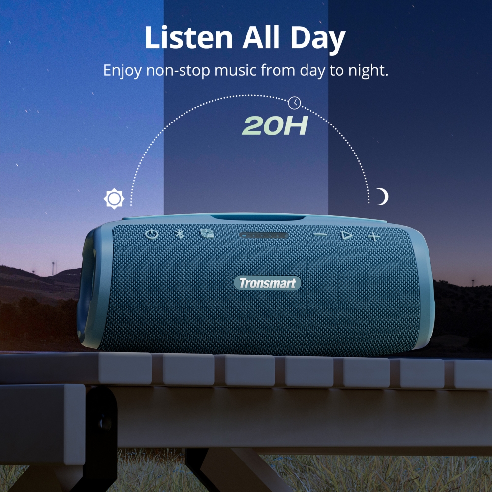 Зовнішній вигляд Портативна акустика TRONSMART Mirtune S100 Blue (1120932)