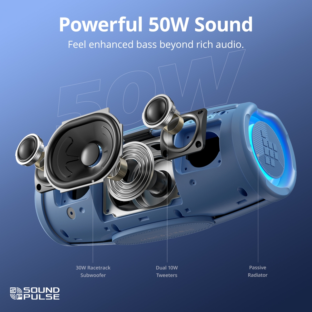 Замовити Портативна акустика TRONSMART Mirtune S100 Blue (1120932)