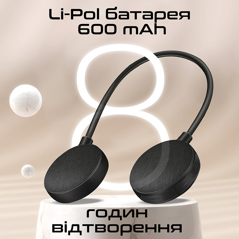 Внешний вид Акустическая система PROMATE Hook-2 10W Black (hook-2)