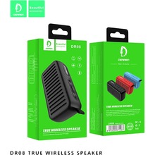 Портативная акустика DENMEN DR08 Red (DR08-RD)