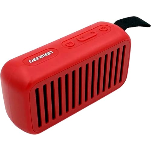 Портативная акустика DENMEN DR08 Red (DR08-RD) Дополнительно Руководство пользователя; USB-кабель для зарядки; Кабель AUX-AUX