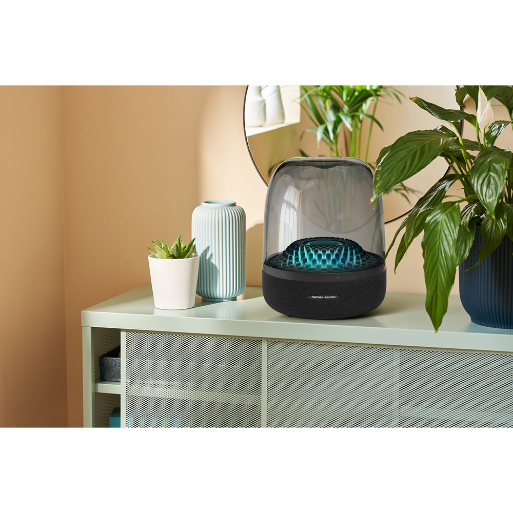 Огляд Портативна акустика HARMAN-KARDON Aura Studio 4 Black (HKAURAS4BLKEP)