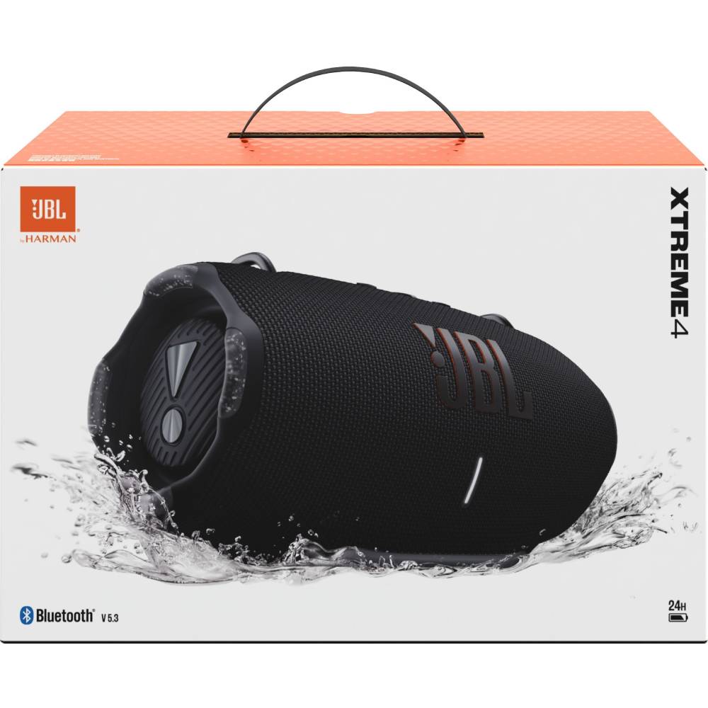 В Україні Портативна акустика JBL Xtreme 4 Black (JBLXTREME4BLKEUNA)