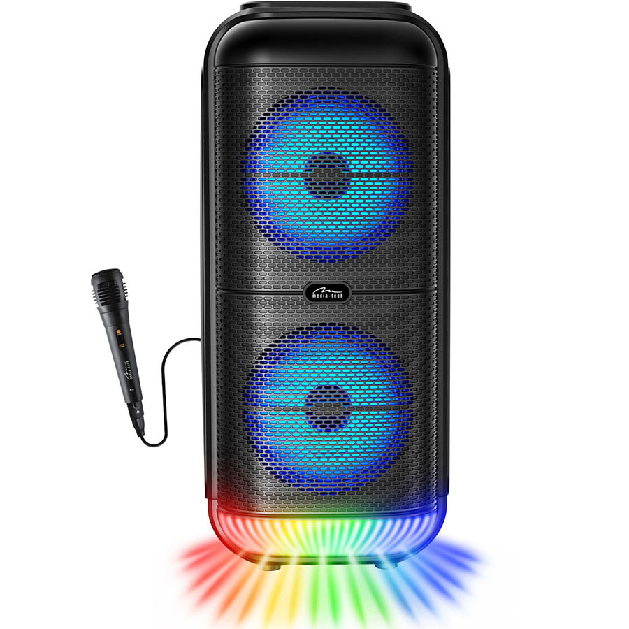 Портативная акустика MEDIA-TECH с микрофоном 50 W Black (MT3183)