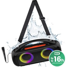 Портативна акустика MEDIA-TECH POWER AUDIO PRO MT3184 із мікрофоном Black