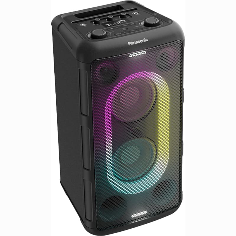 Портативна акустика PANASONIC SC-BMAX10 Black (SC-BMAX10WWK) Додатково Підтримка караоке із мікрофонним входом; 7 світлових ефектів з 12 різними схемами освітлення