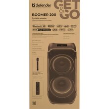 Портативна акустика DEFENDER Boomer 200 (65201)