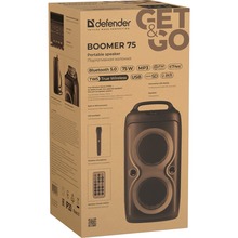 Портативна акустика DEFENDER Boomer 75 (65175)