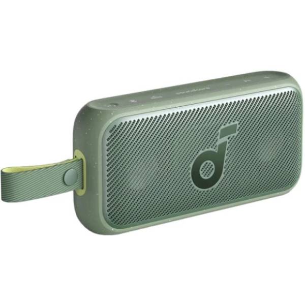 Портативна акустика ANKER SoundCore Motion 300 Green (A3135061) Додатково Захист: IPX7; Hi-Res Audio; пасивний випромінювач; синхронізація колонок: TWS; підтримка кодеків: AAC, LDAC; гучний зв'язок; Bass Boost