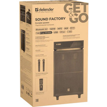 Портативная акустика DEFENDER Sound Factory 140 Вт Вlack (65093)