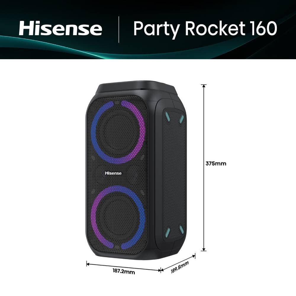 Портативна акустика HISENSE PARTY ROCKET 160 (20013565) Комунікації Bluetooth