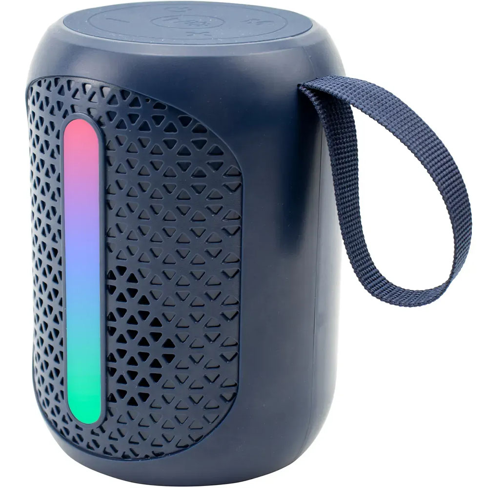 Портативна акустика GRAND-X Bluetooth Вт Dark Blue (BTS-5DB) Додатково підтримка профілів BT: HFP, HSP, A2DP, AVRCP; кодек: SBCК; імпеданс динаміка: 3 Ом; амплітудно-частотна характеристика: 100 Гц-18 КГц; чутливість: -82 дБм; чутливість мікрофона: -42dB±3 дБ