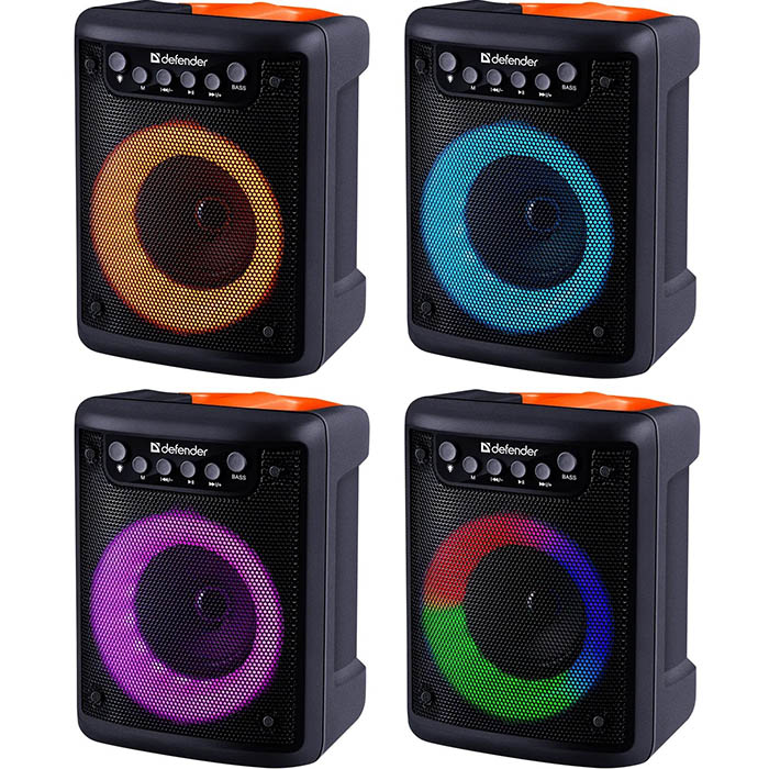 Портативна акустика DEFENDER Funky Black (65053) Тип портативна акустика