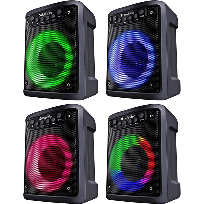 Портативна акустика DEFENDER Funky Black (65053) Потужність 10