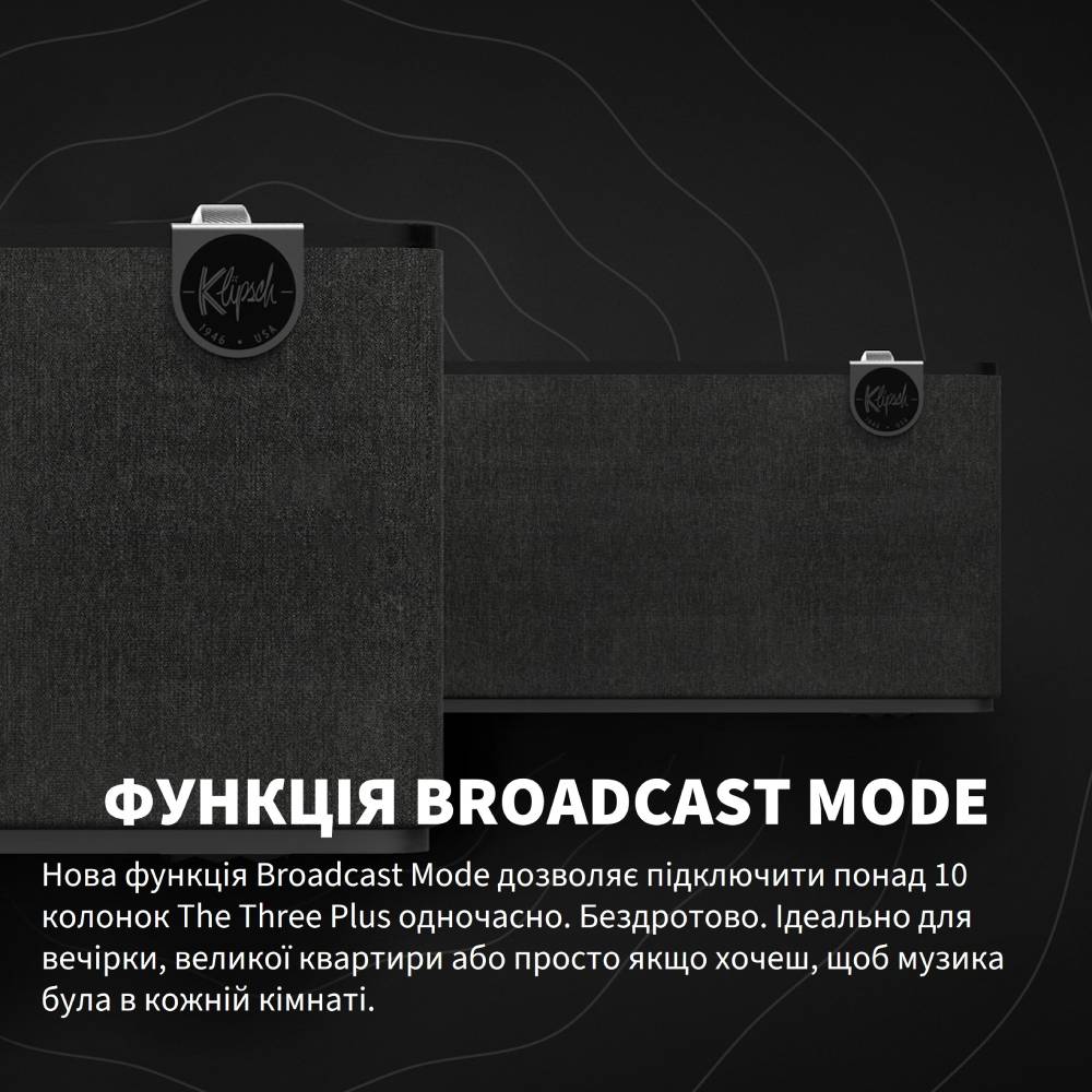 Фото 14 Портативна акустика KLIPSCH The Three Plus Matt Black (1071962)