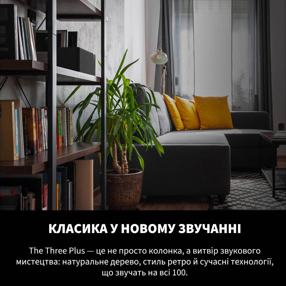 Фото Портативна акустика KLIPSCH The Three Plus Matt Black (1071962)