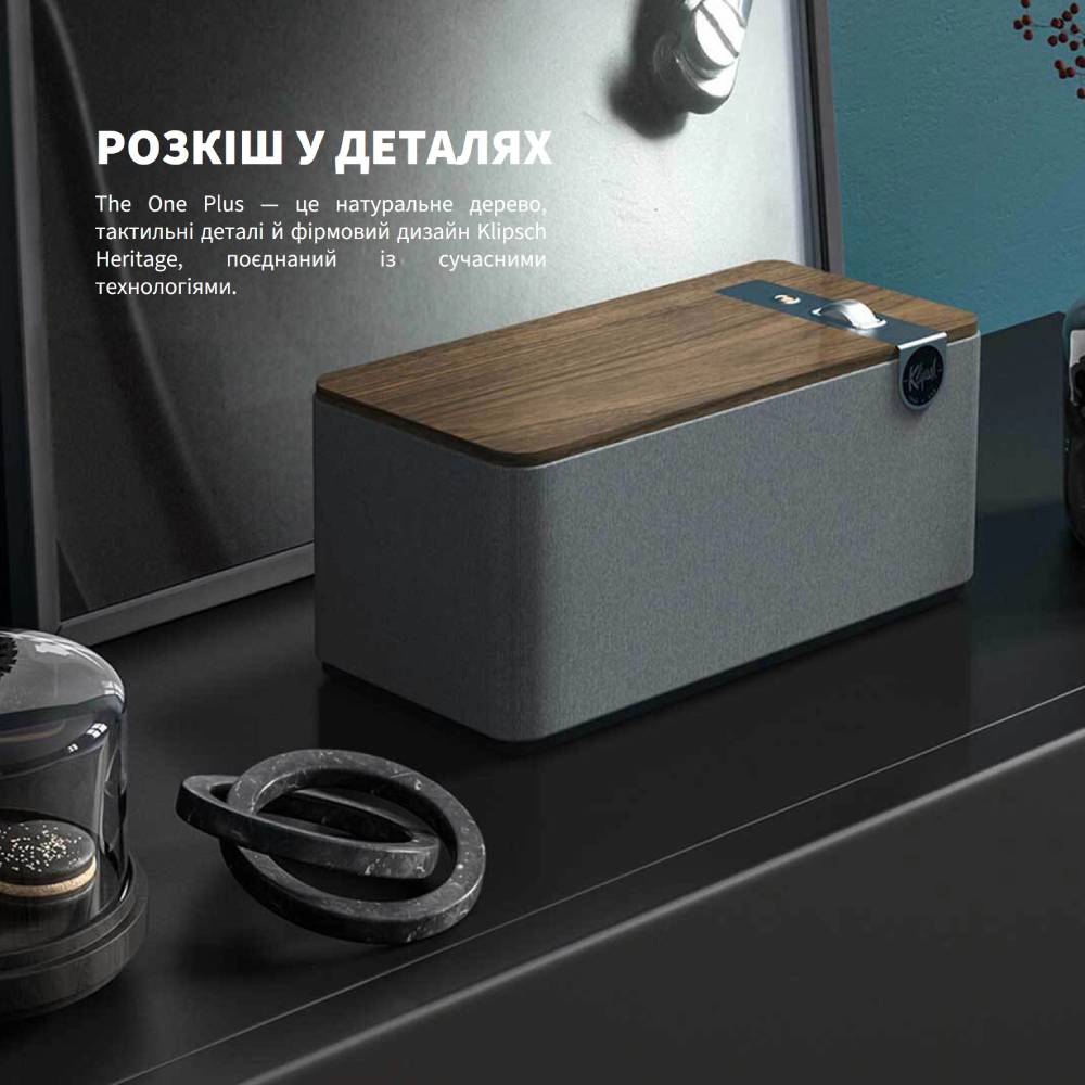 Замовити Портативна акустика KLIPSCH The One Plus Walnut (1071965)