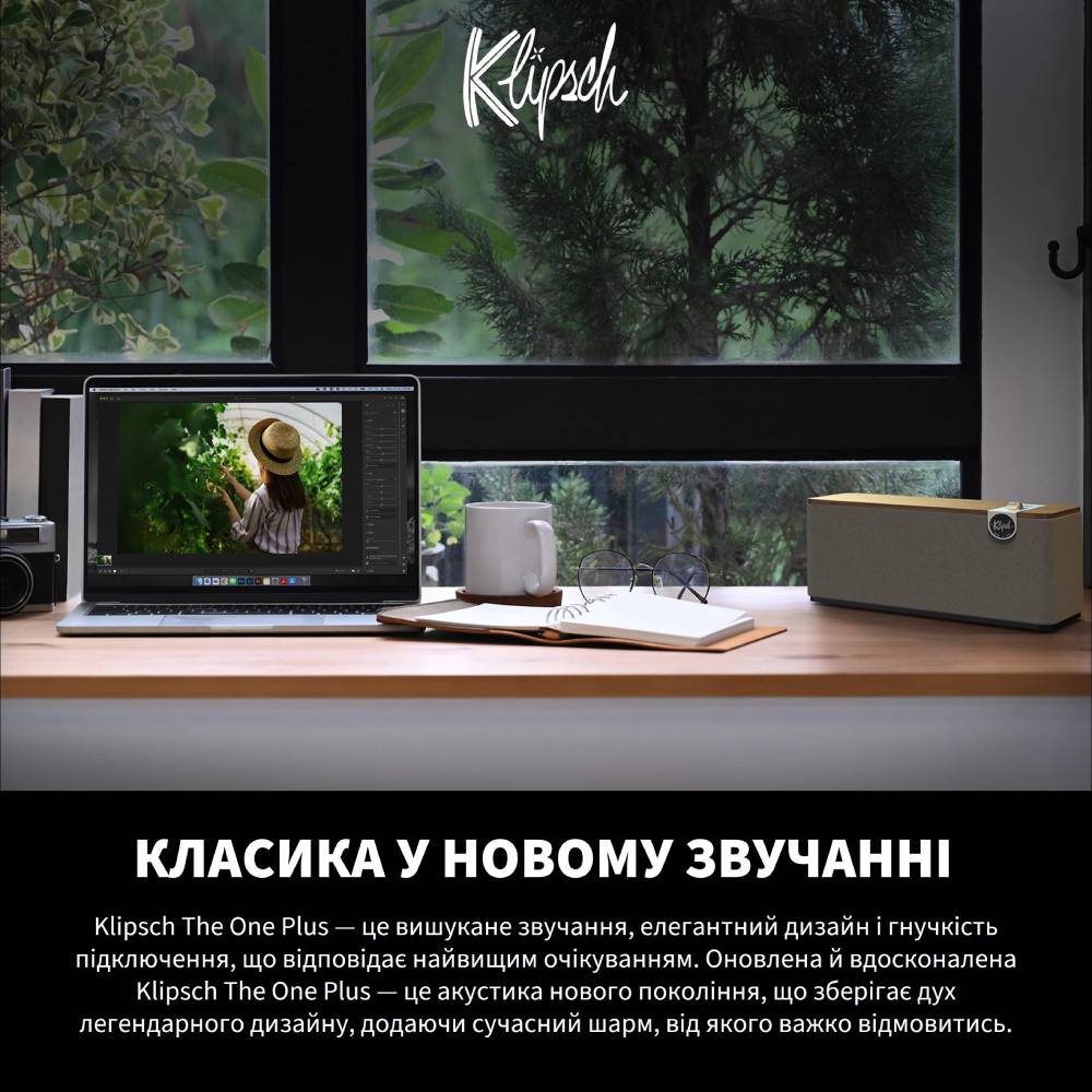 Фото Портативна акустика KLIPSCH The One Plus Walnut (1071965)