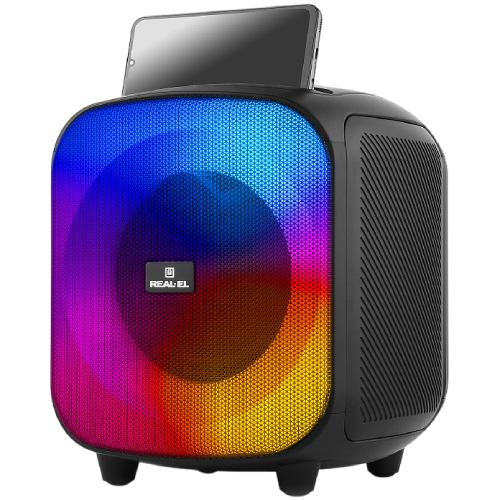 Портативная акустика REAL EL X-760 Black (EL121600029) Дополнительно встроенная функция караоке