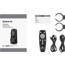 Портативная акустика REAL EL X-780 Black (EL121600030)