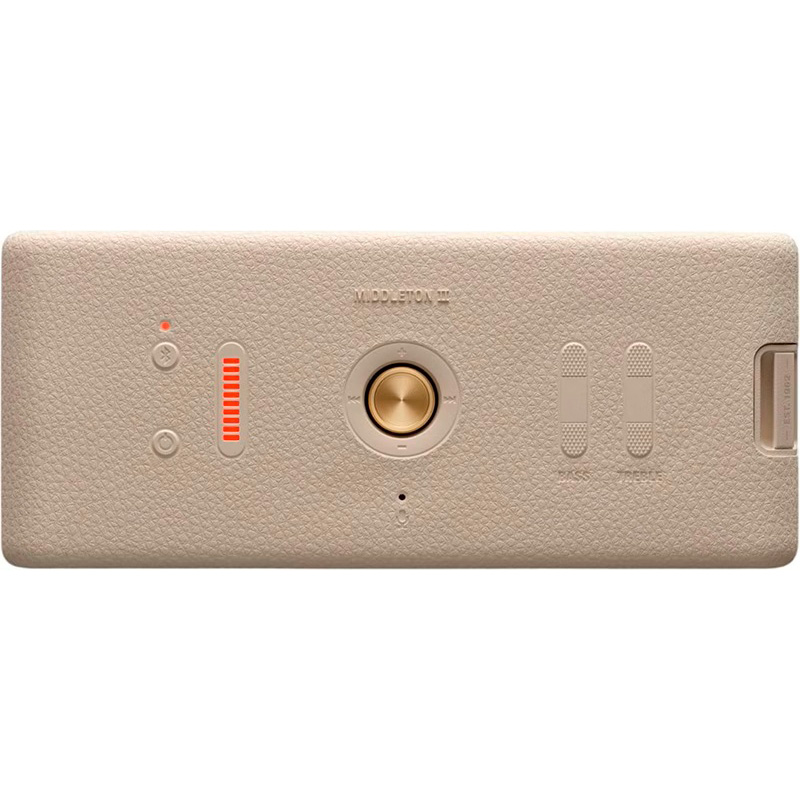 Портативна акустика MARSHALL Middleton II Cream (1007429) Дополнительно IP67, быстрая зарядка