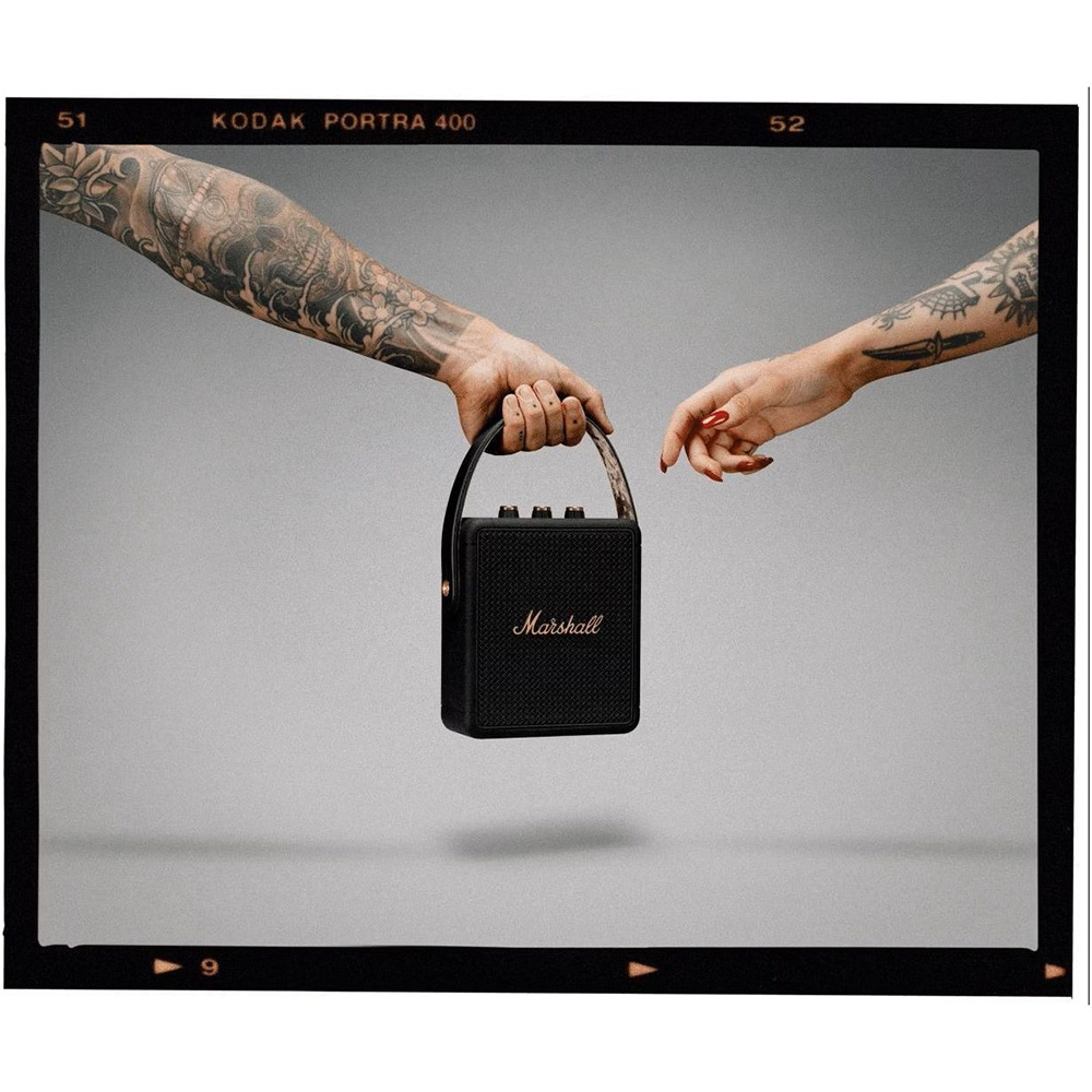 Внешний вид Портативная акустик MARSHALL Stockwell II Black and Brass (1005544)