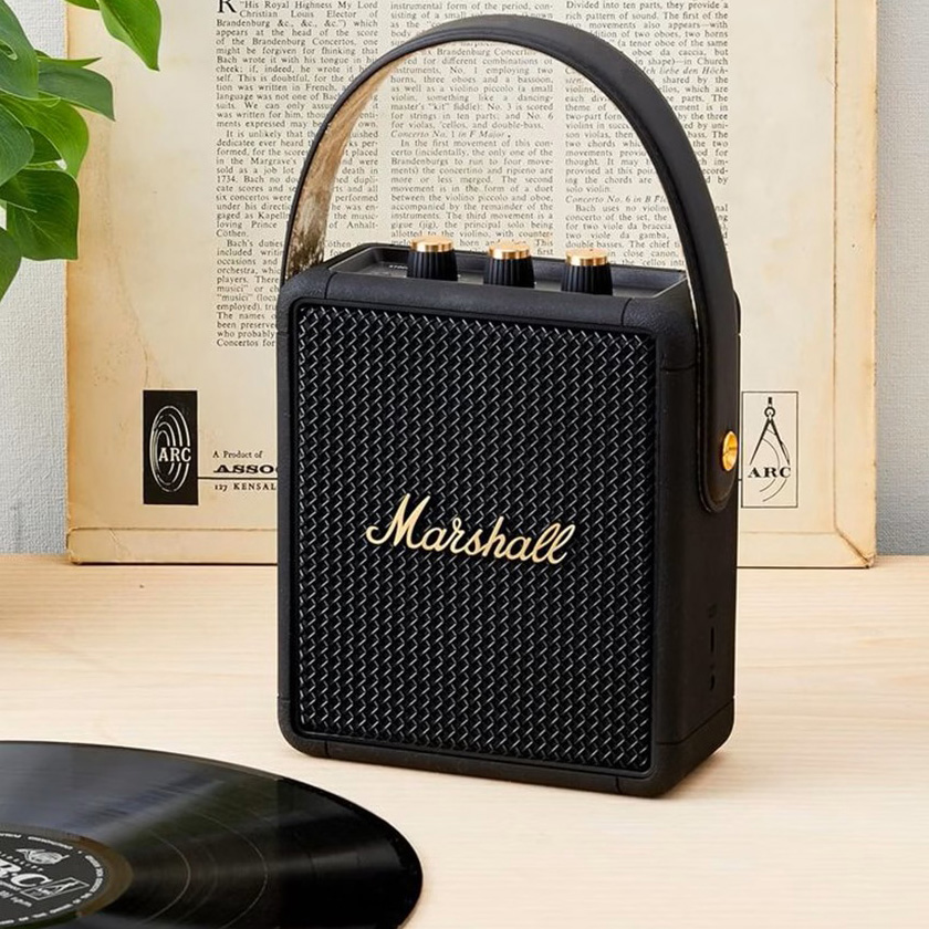 Портативная акустик MARSHALL Stockwell II Black and Brass (1005544) Мощность 20