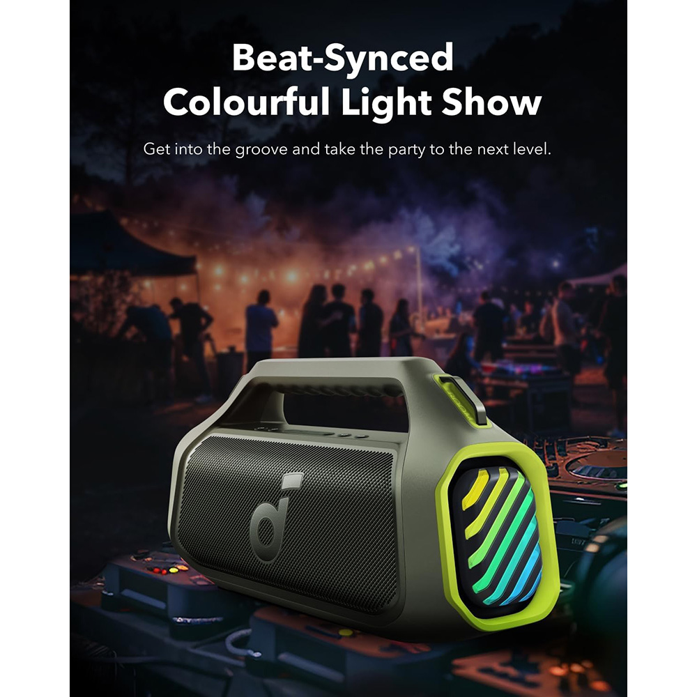 Зовнішній вигляд Портативна акустика ANKER SoundCore Boom 2 Plus Green (A3134061)