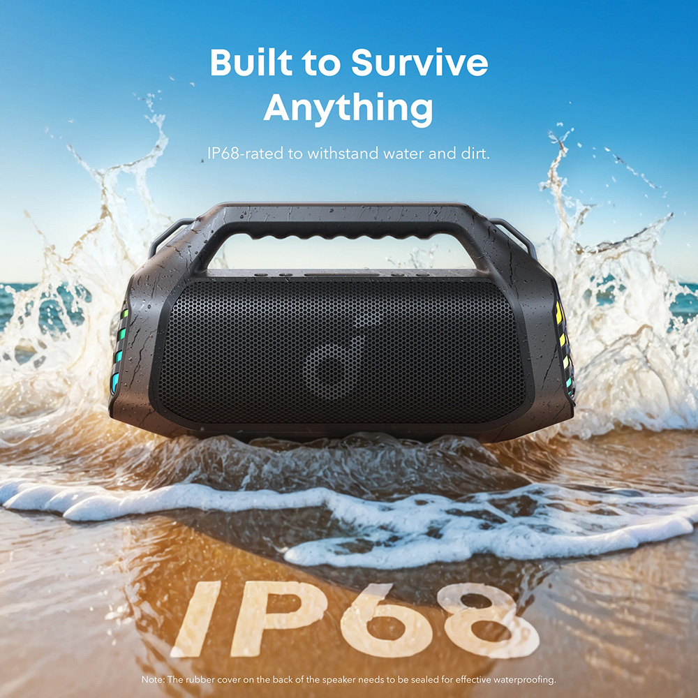 Портативна акустика ANKER SoundСore Boom 2 Pro Black (A3134A11) Коммуникации аудиовход (AUX)