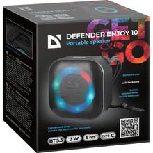 Портативна акустика DEFENDER Enjoy 10 3Вт Black (65009)