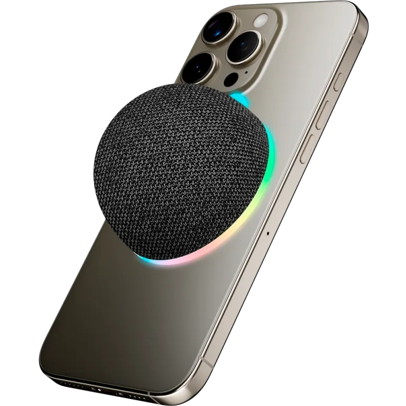 Портативна акустика CANYON 13 MagSafe Magnetic TWS RGB 5W Black (CNE-CBTSP13B) Частотний діапазон 150 - 20 000