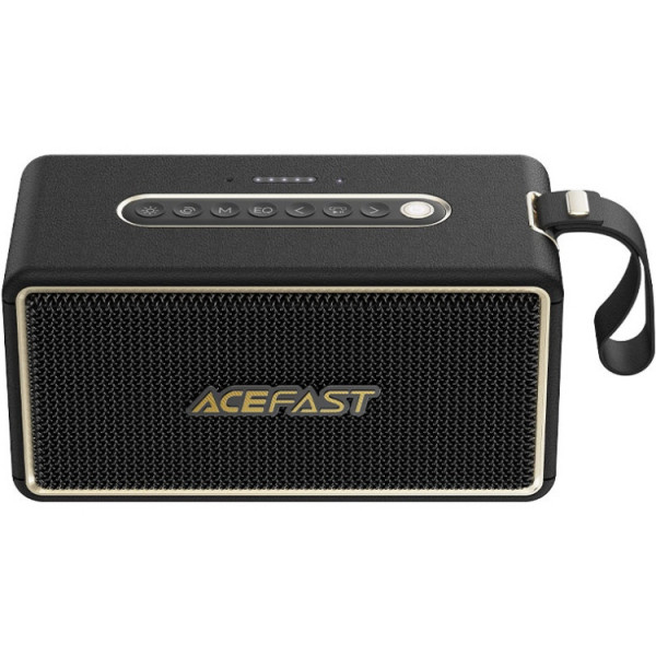 Портативна акустика ACEFAST K3 Max Black (6974316285038) Додатково IPX6; Два низькочастотні динаміки по 16 Вт, сабвуфер 48 Вт, вбудований DSP-процесор; 3 режими еквалайзера: музика, фільм, вечірка