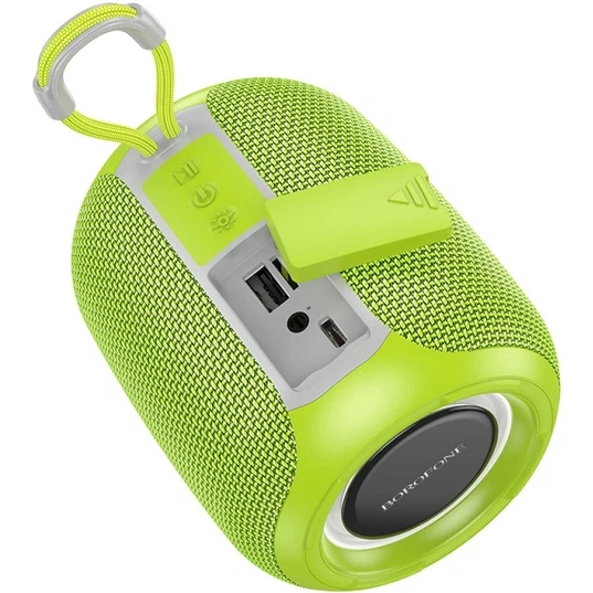 Портативна акустика BOROFONE BR36 Lucy sports Green (6941991104381) Додатково Динамік: 52 мм