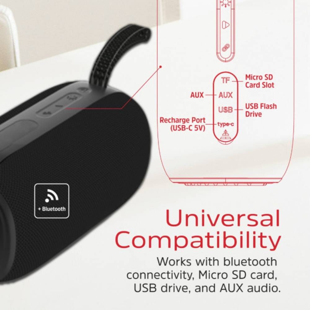 В інтернет магазині Портативна акустика ENERGIZER 16Вт Black (BTS163)