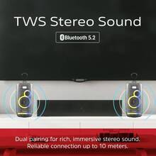 Портативна акустика ENERGIZER 16Вт Black (BTS164)