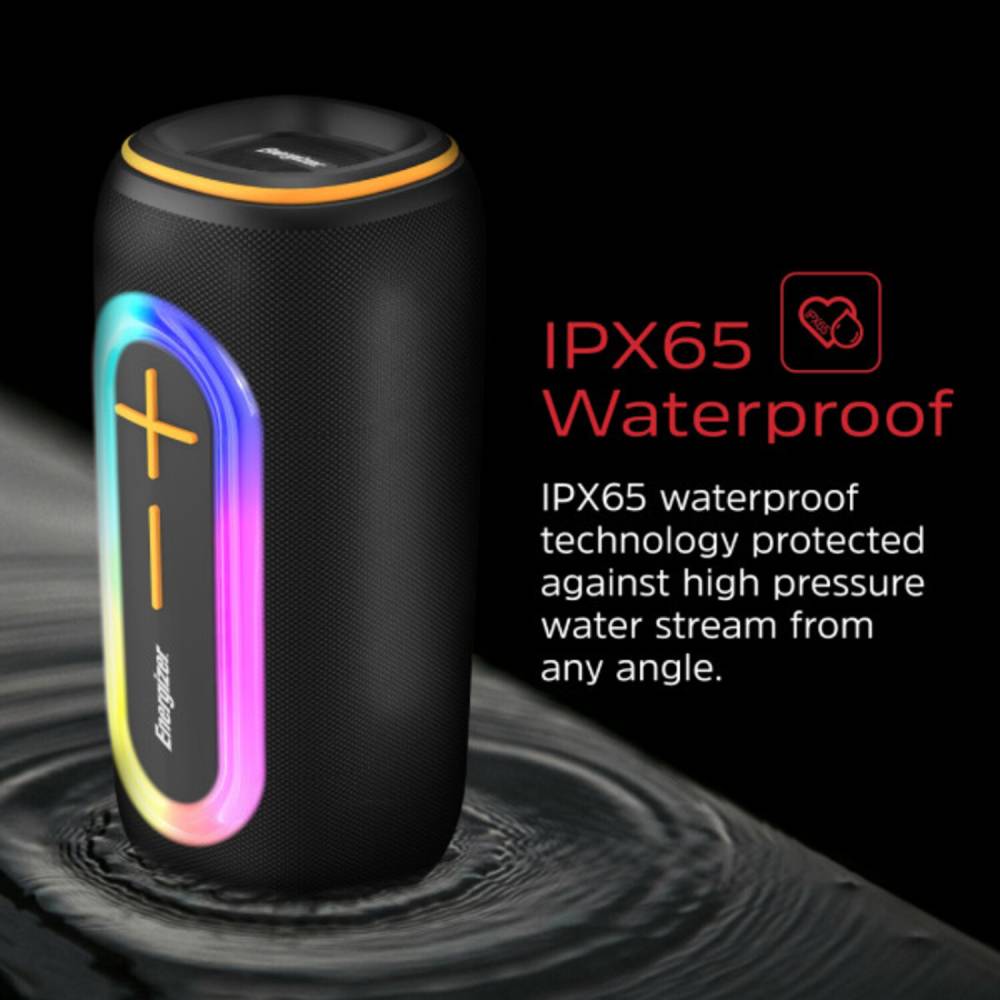 Фото Портативна акустика ENERGIZER 20Вт Black (BTS206)