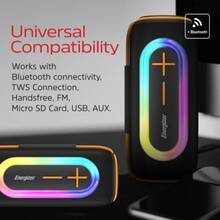 Портативна акустика ENERGIZER 20Вт Black (BTS206)