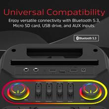 Портативна акустика ENERGIZER 50Вт Black (BTS566)