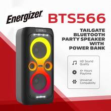 Портативна акустика ENERGIZER 50Вт Black (BTS566)