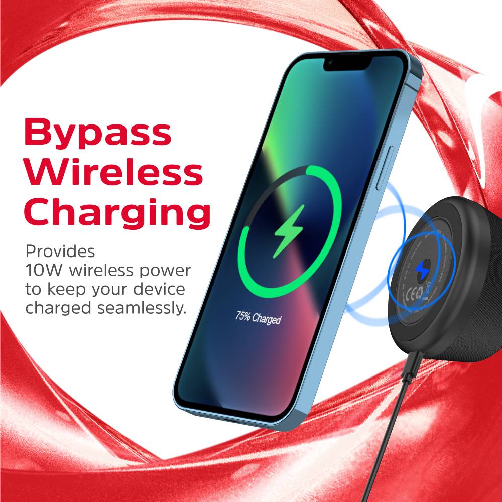 В Україні Портативна акустика ENERGIZER 5ВТ + Wireless bypass Charging (BTS055)