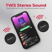 Портативна акустика ENERGIZER 5ВТ + Wireless bypass Charging (BTS055)