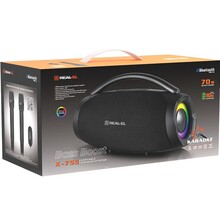 Портативная акустика REAL EL X-755 Black (EL121600031)