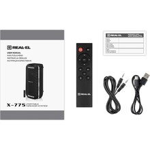 Портативная акустика REAL EL X-775 Black (EL121600032)