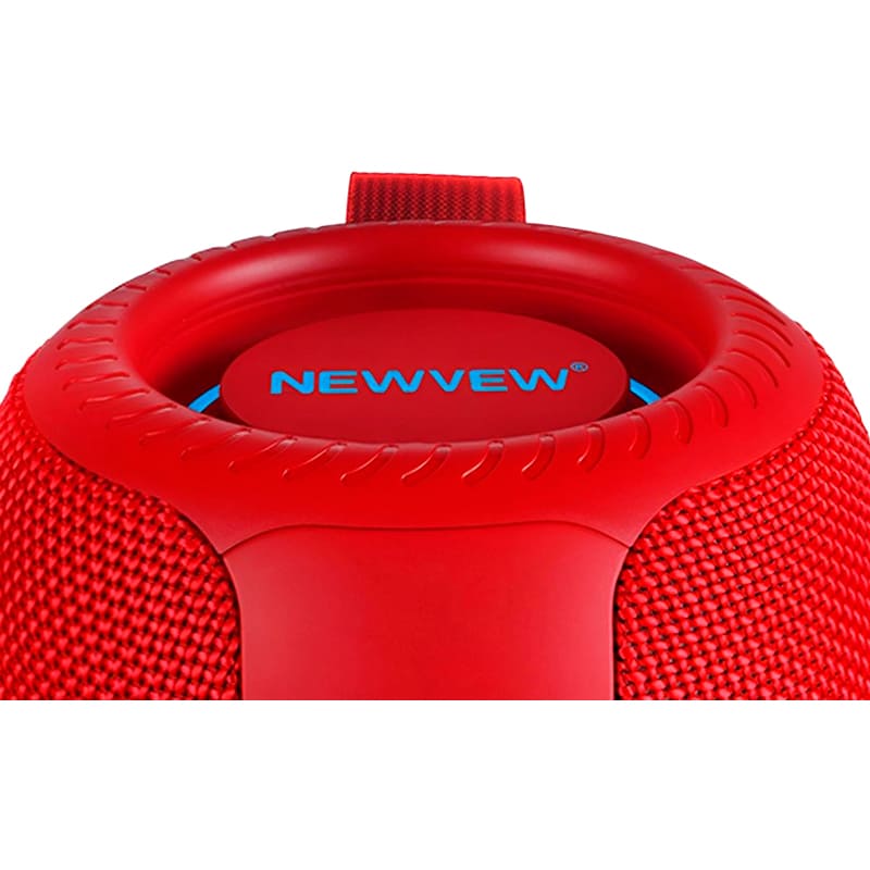 Портативна акустика NEWVEW NV-9242 Red (NWVW-NV-9242-RD) Додатково Динамік: 66 мм; Ремінець для зручного перенесення; Сумісність з iOS та Android пристроями; Кнопкове управління