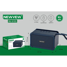Портативна акустика NEWVEW NV-9193 BT/USB/TF/FM Blue