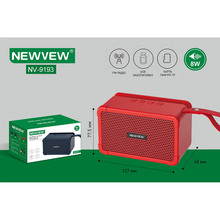 Портативна акустика NEWVEW NV-9193 BT/USB/TF/FM Red