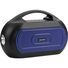 Портативна акустика NEWVEW NV-V50 Solar Panel/BT/USB/TF/FM/AUX Blue (NWVW-NV-V50-BL)