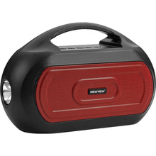 Портативна акустика NEWVEW NV-V50 Solar Panel/BT/USB/TF/FM/AUX Red (NWVW-NV-V50-RD)