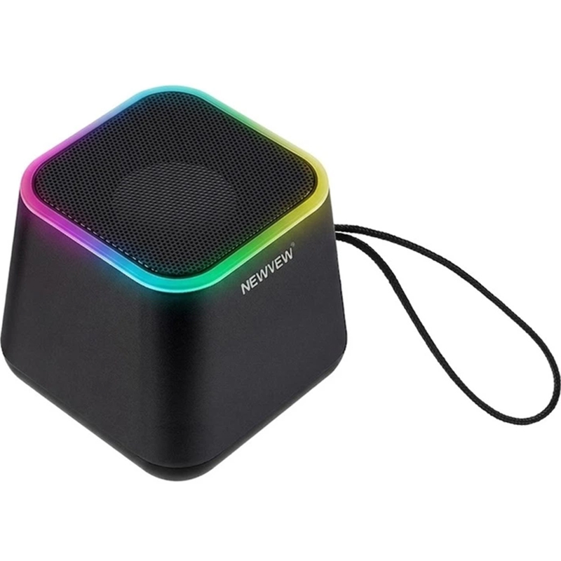 Портативна акустика NEWVEW NV-9203 RGB/BT/USB/TF/FM Black (NWVW-NV-9203-BK)